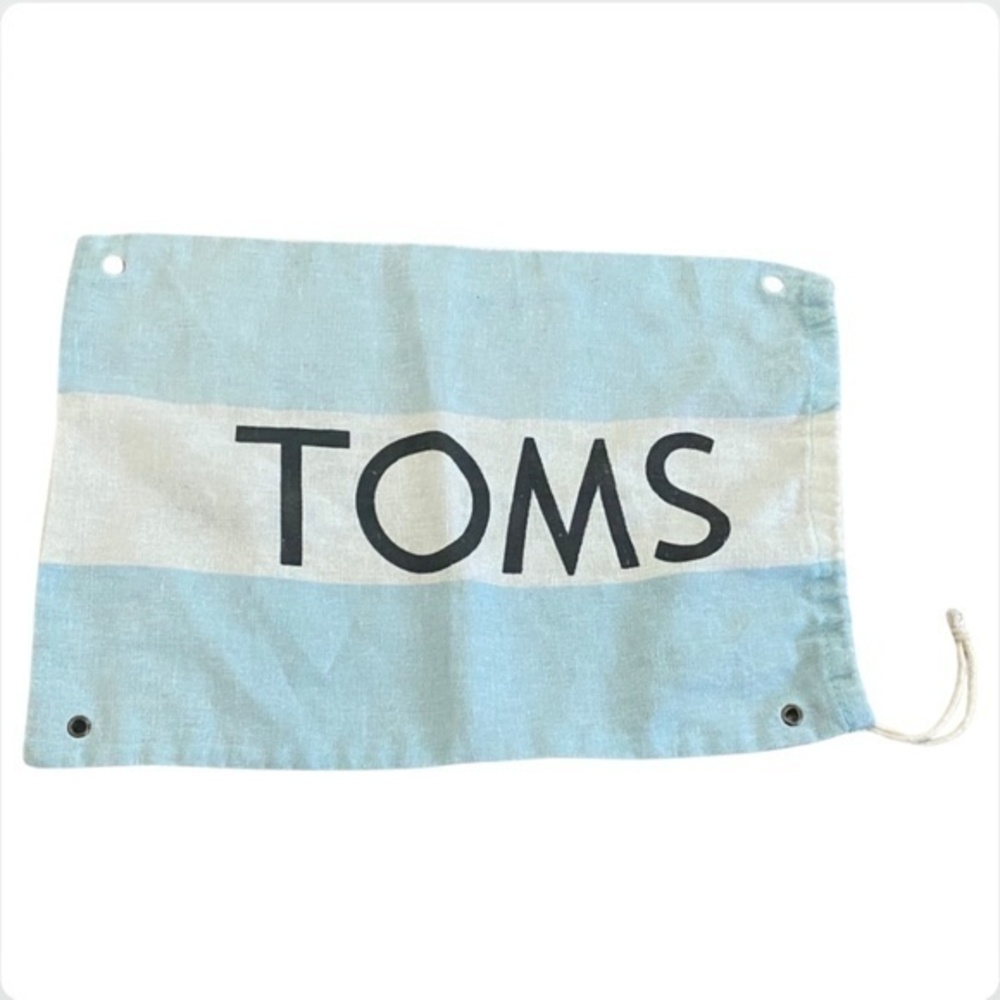 TOMS * NeW Shoe Dust Bag Flag